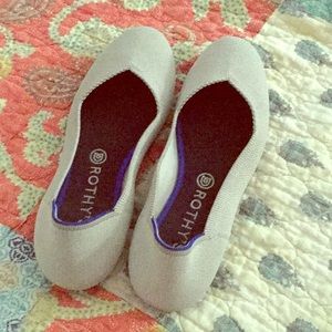 Rothy’s Light Grey Flats Size 9.5
